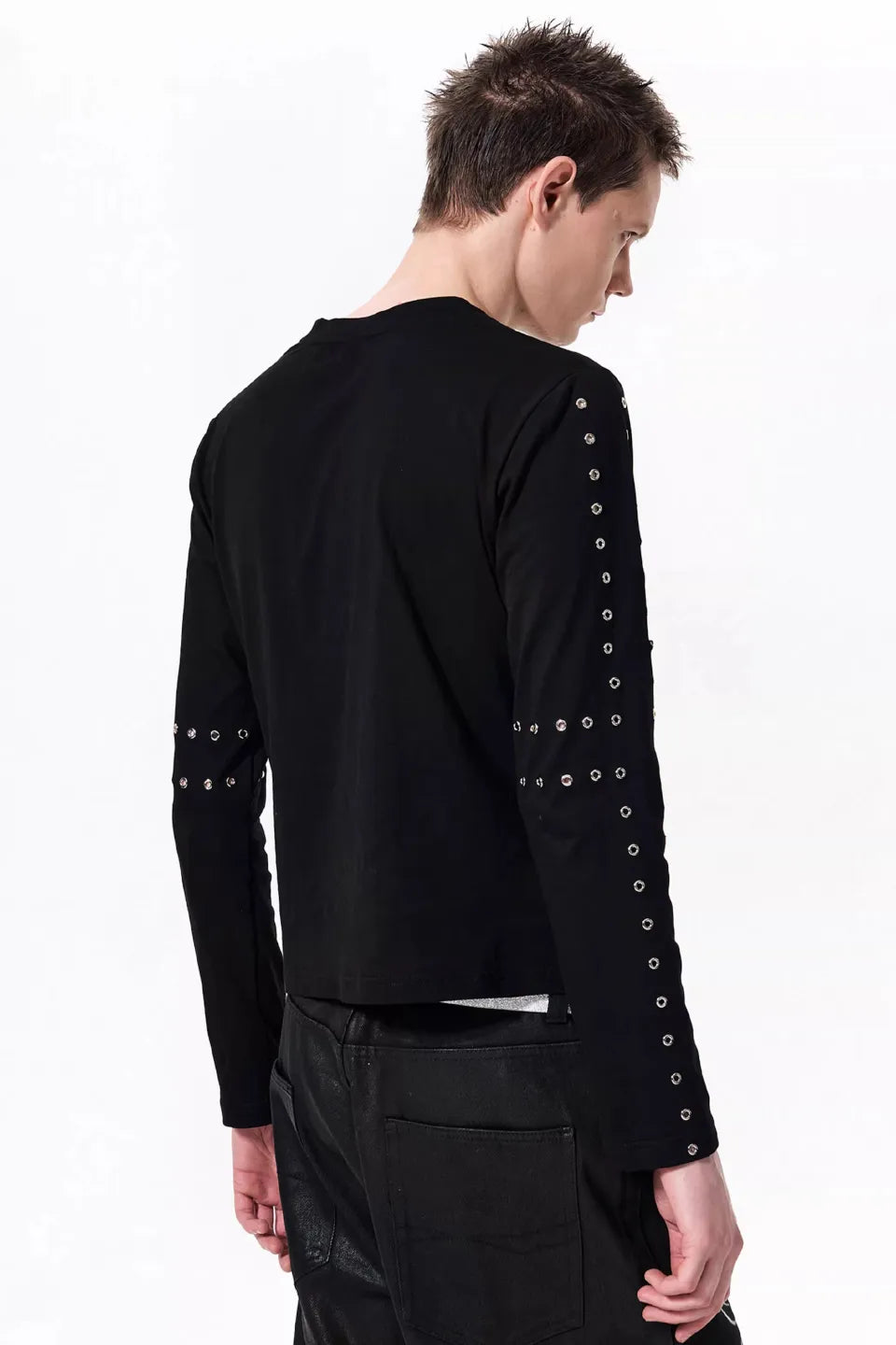 Cross Eyelet LS Tee
