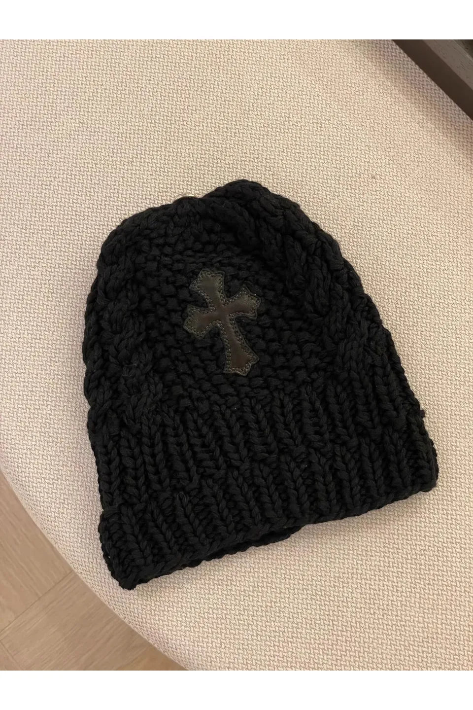 Cross Patch Beanie
