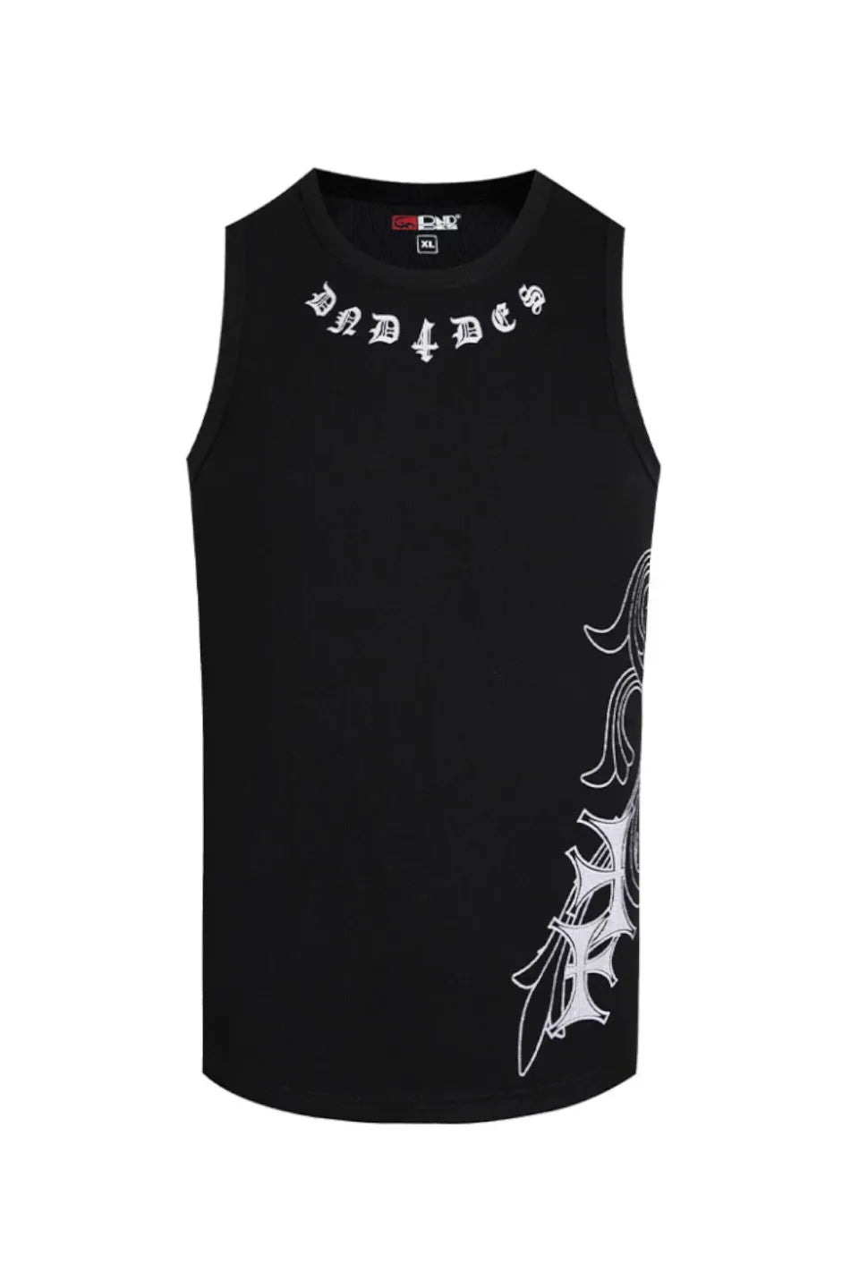 Cross Side Graphic Tank Top