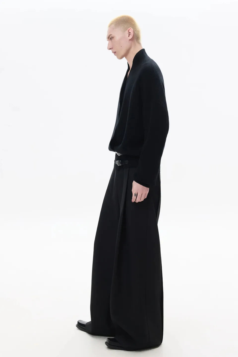 Cross Tie Knit Sweater