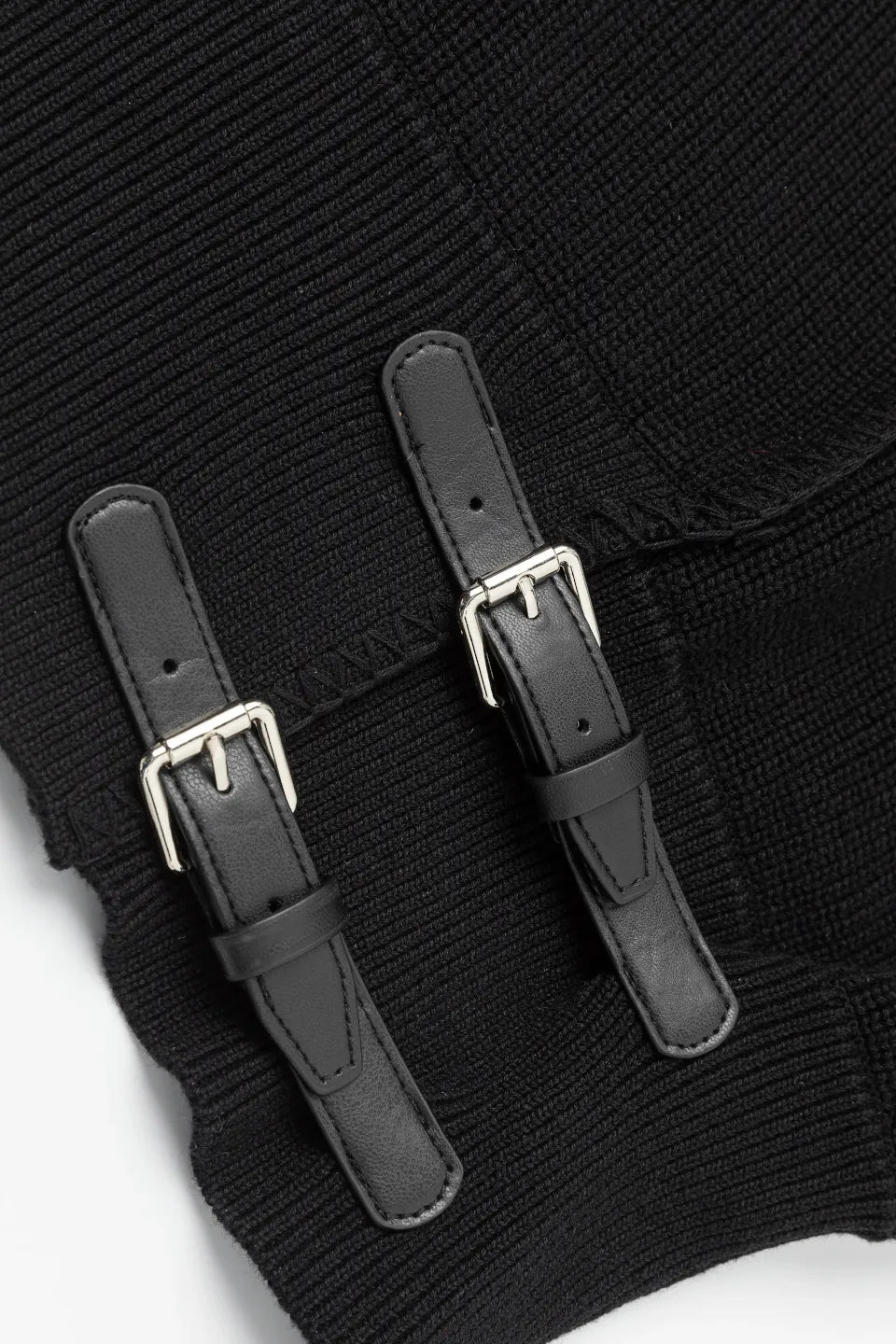 Cross Tie Knit Sweater