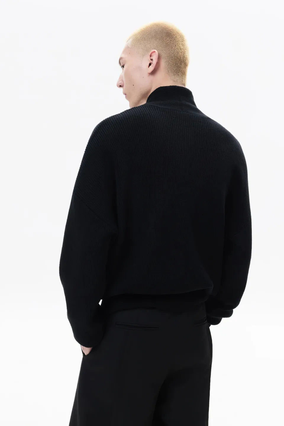 Cross Tie Knit Sweater