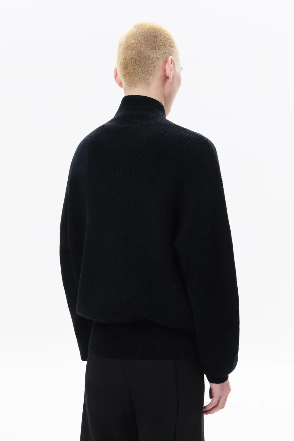 Cross Tie Knit Sweater