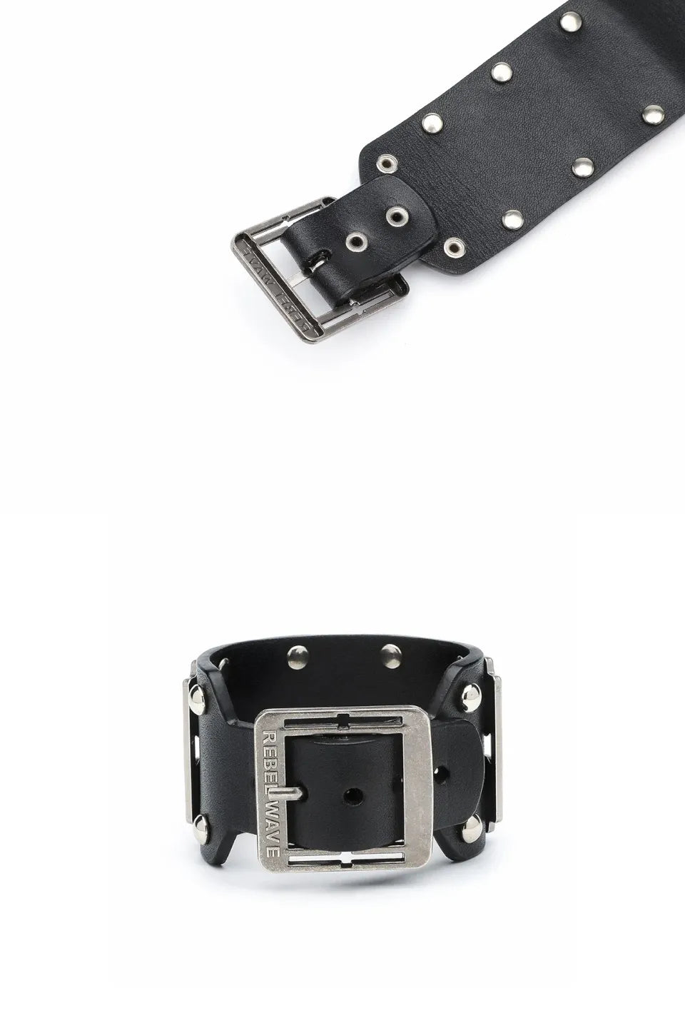 Cross Blade Leather Bracelet
