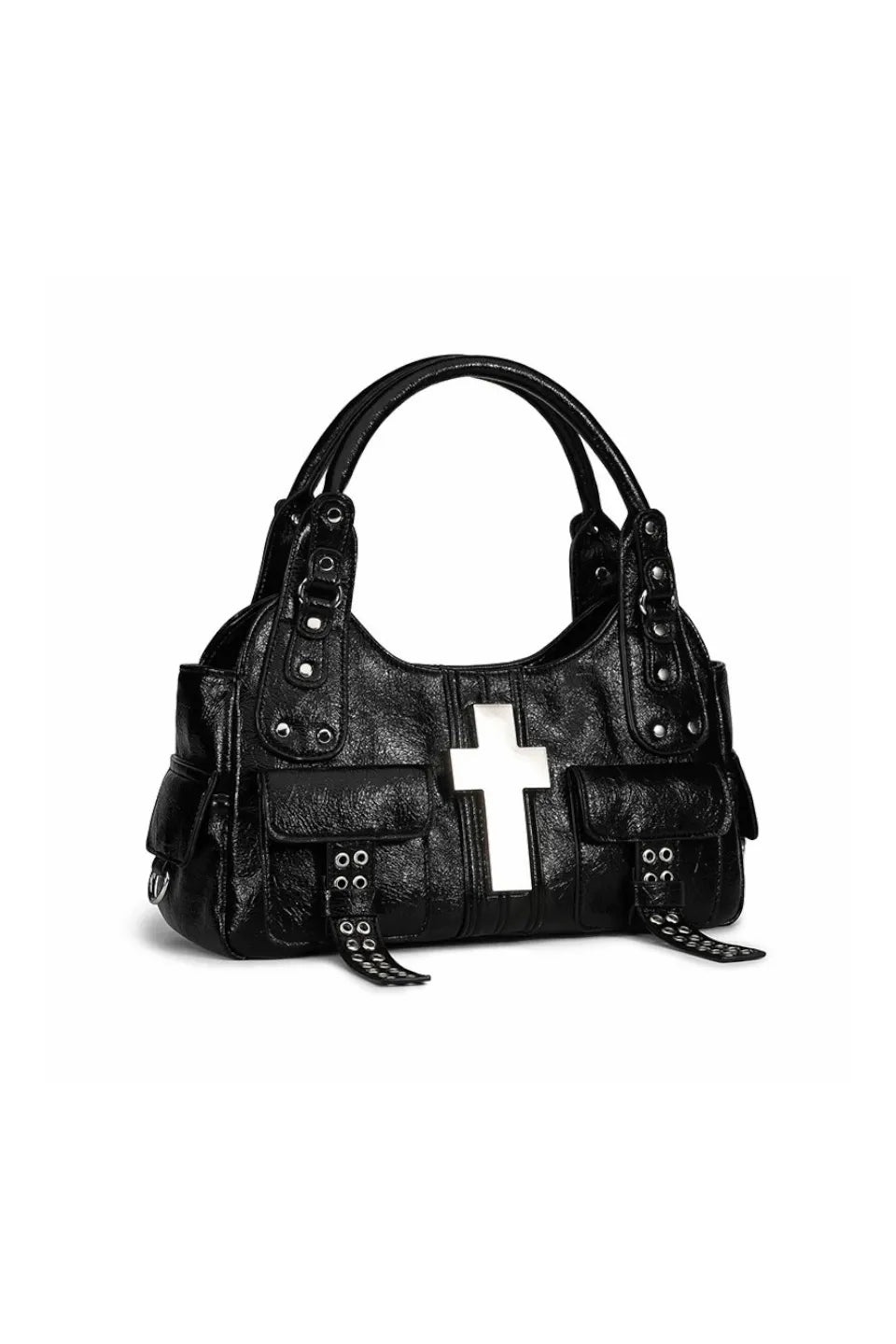 Cross Charm Crossbody Bag