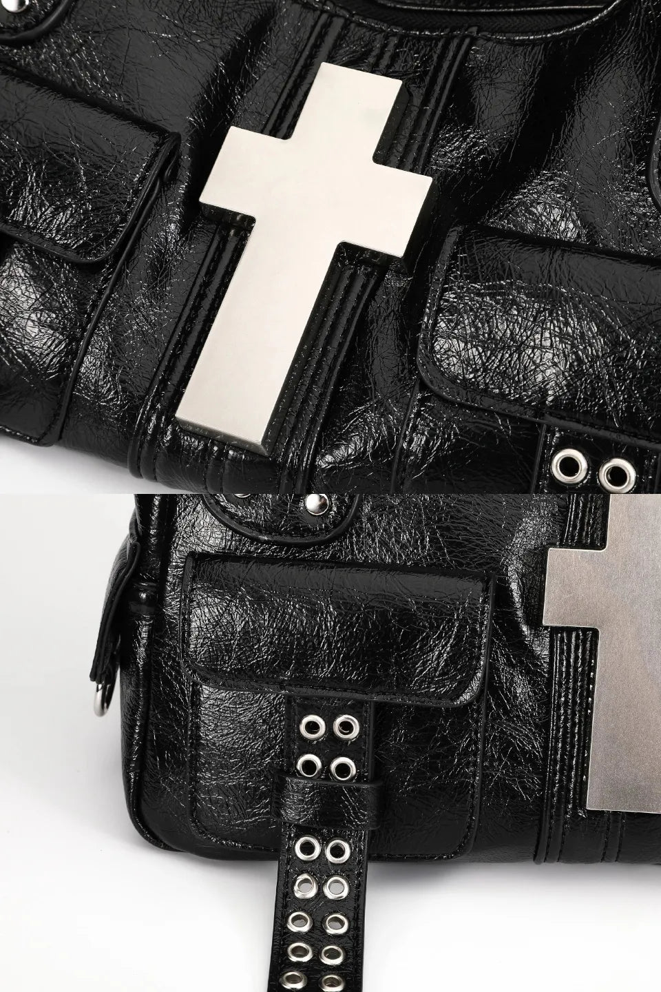 Cross Charm Crossbody Bag
