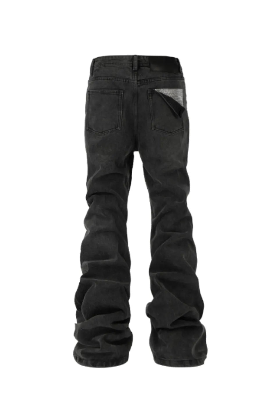 Crystal Whisker Stacked Bootcut Denim