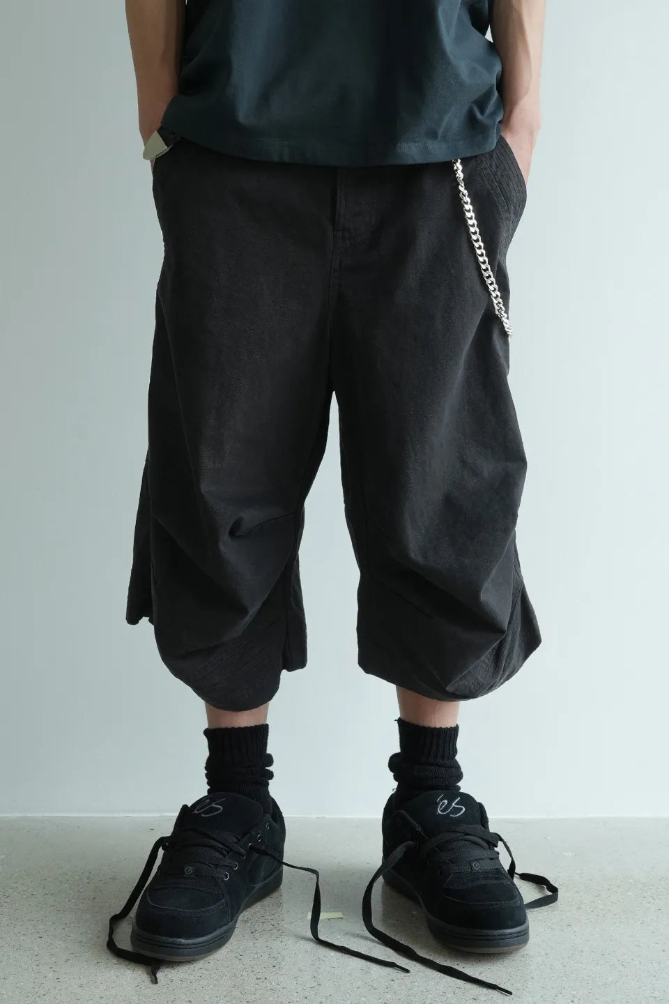 Curved Knee Shorts