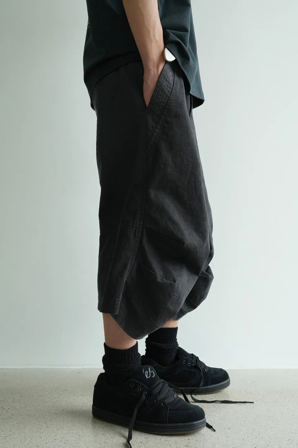 Curved Knee Shorts