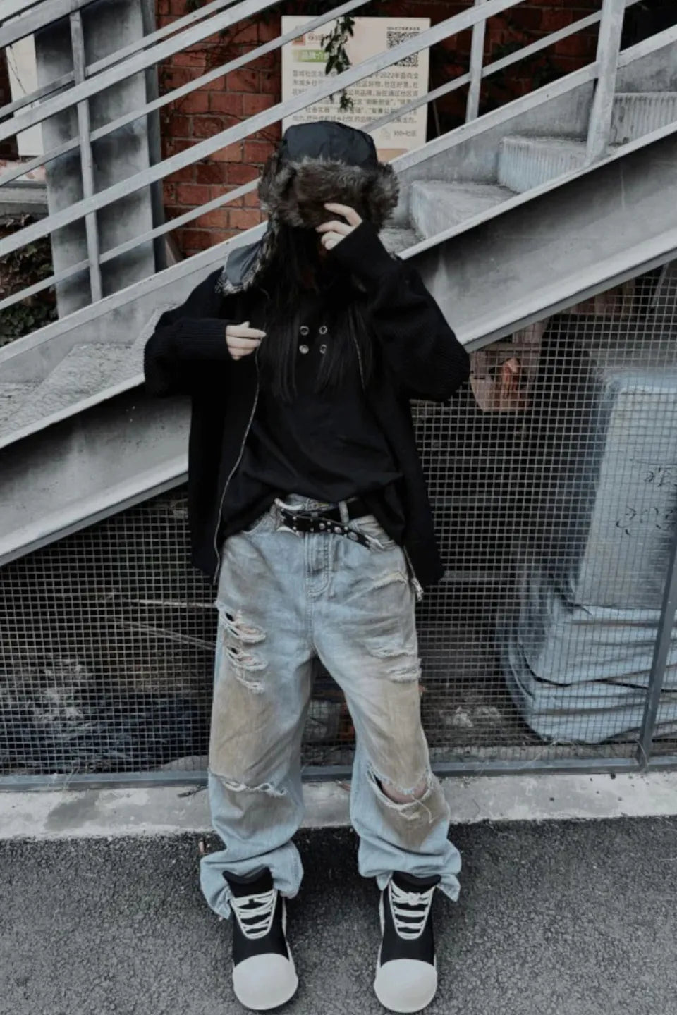 Dark Metal 4 Hole Heavy Cotton Tee