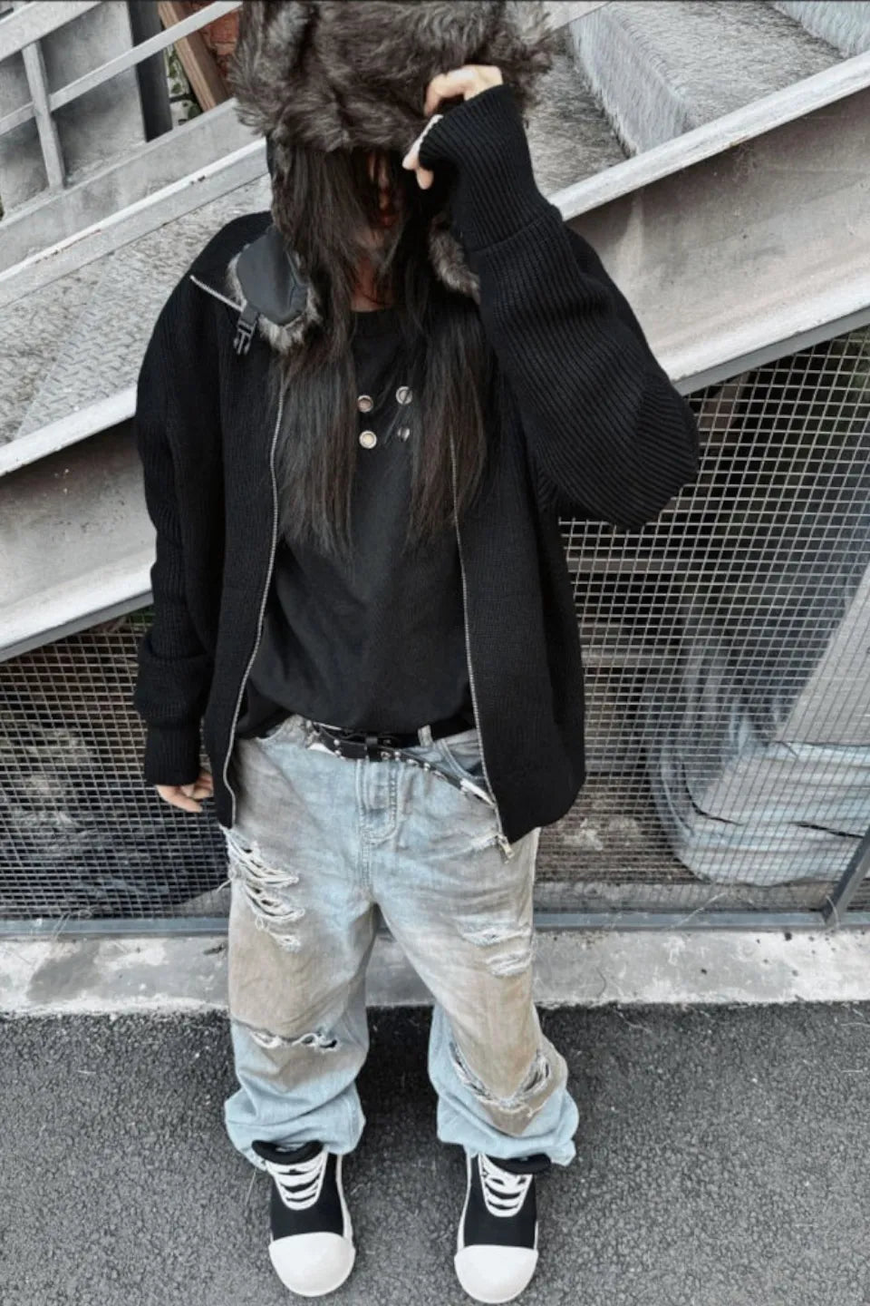 Dark Metal 4 Hole Heavy Cotton Tee