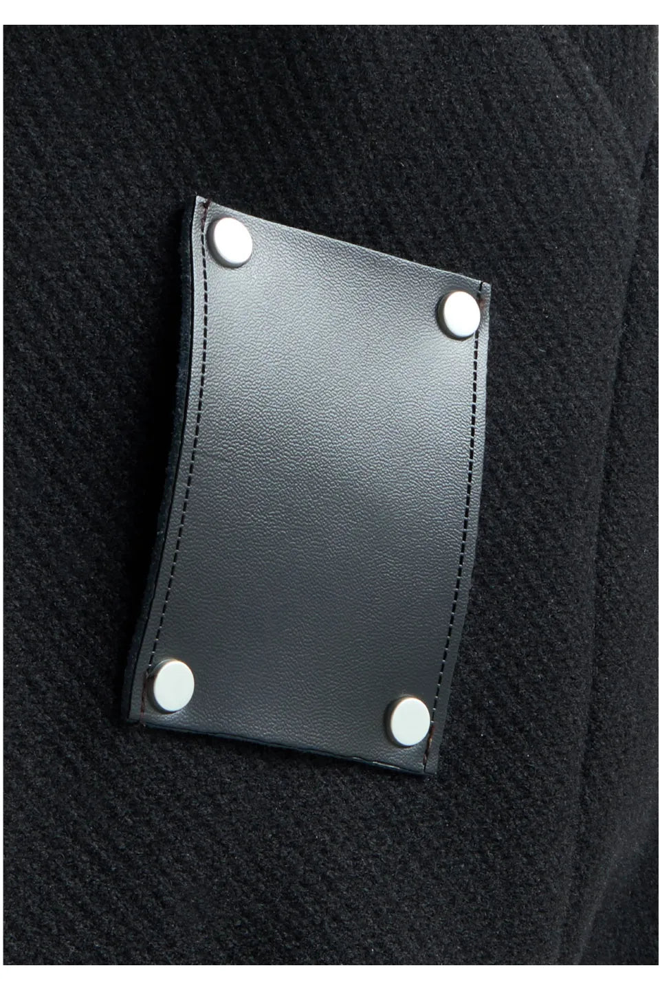 Deconstruct Slant Wool Coat