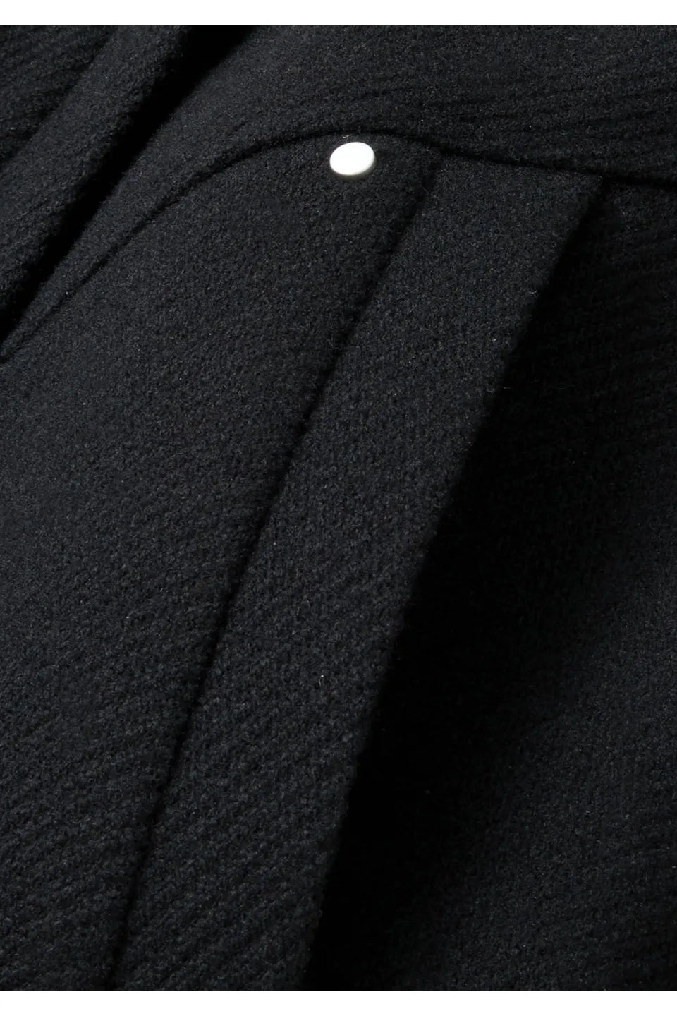 Deconstruct Slant Wool Coat