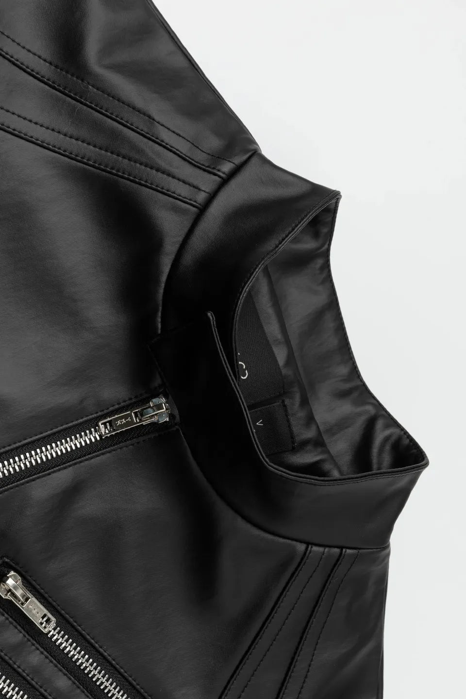 Deconstruct Zip Biker Jacket