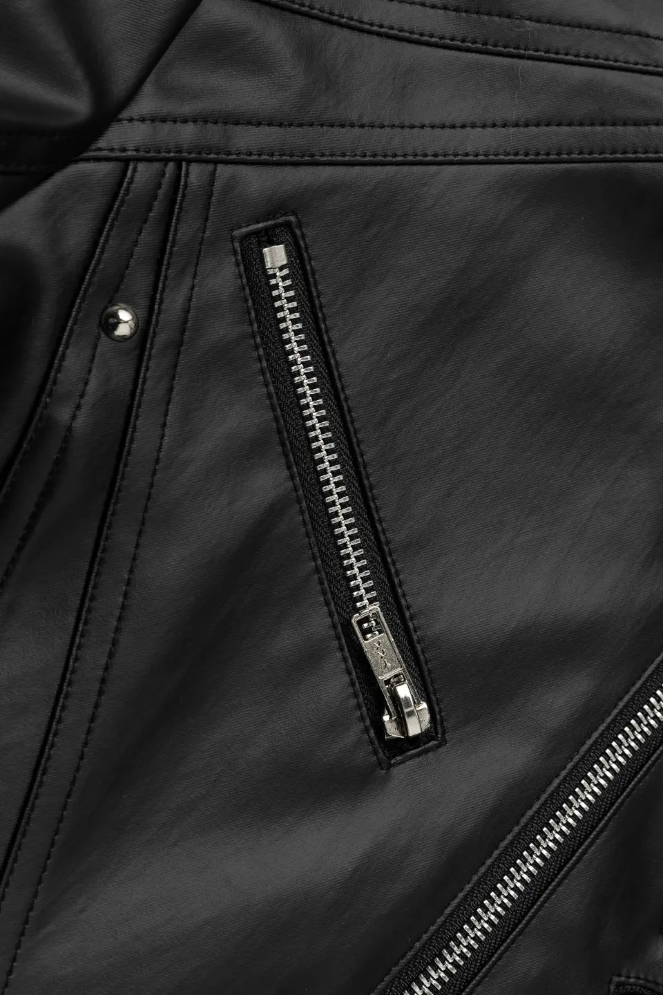 Deconstruct Zip Biker Jacket