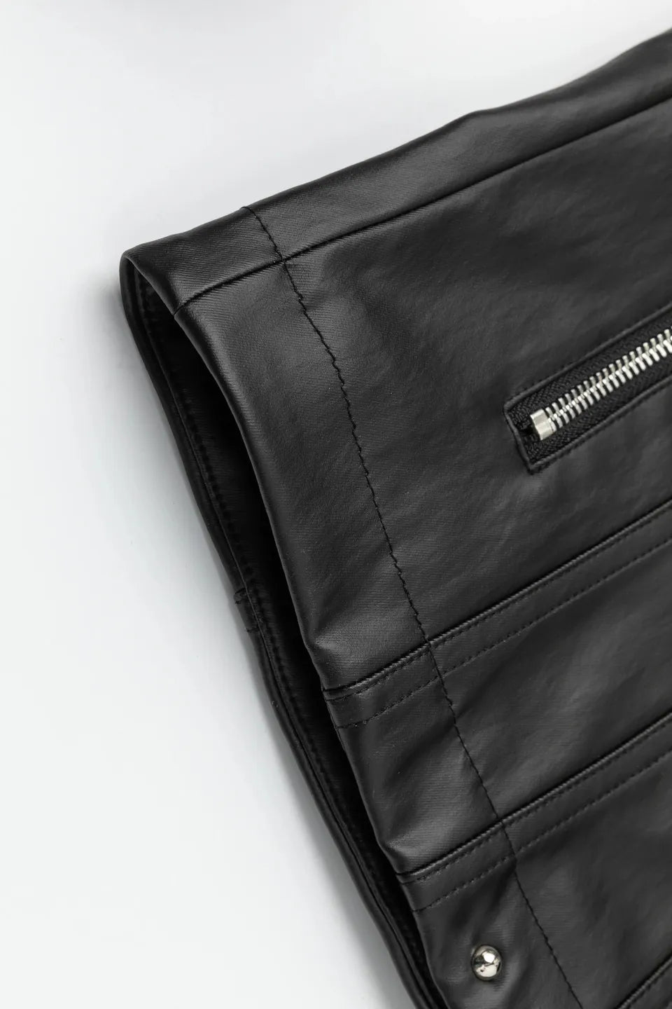 Deconstruct Zip Biker Jacket