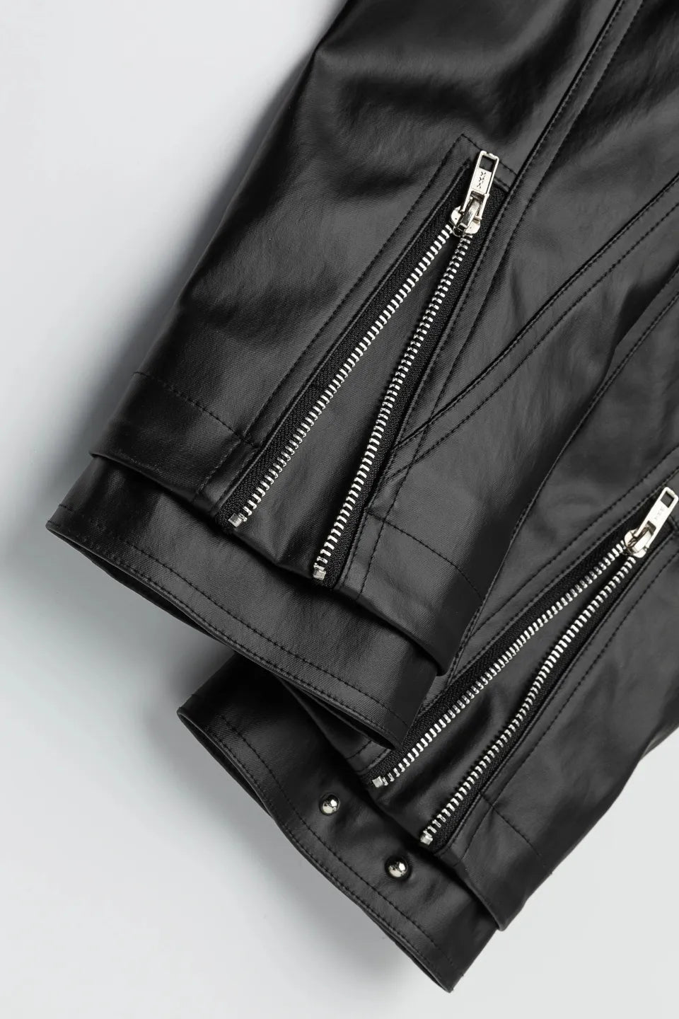 Deconstruct Zip Biker Jacket