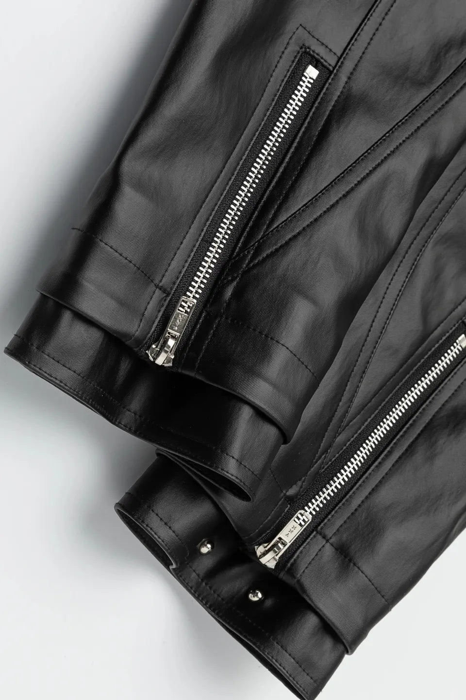 Deconstruct Zip Biker Jacket