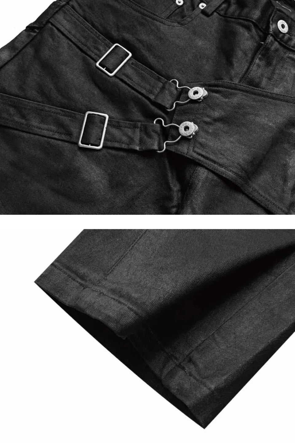 Deconstructed Patina Raw Waxed Denim
