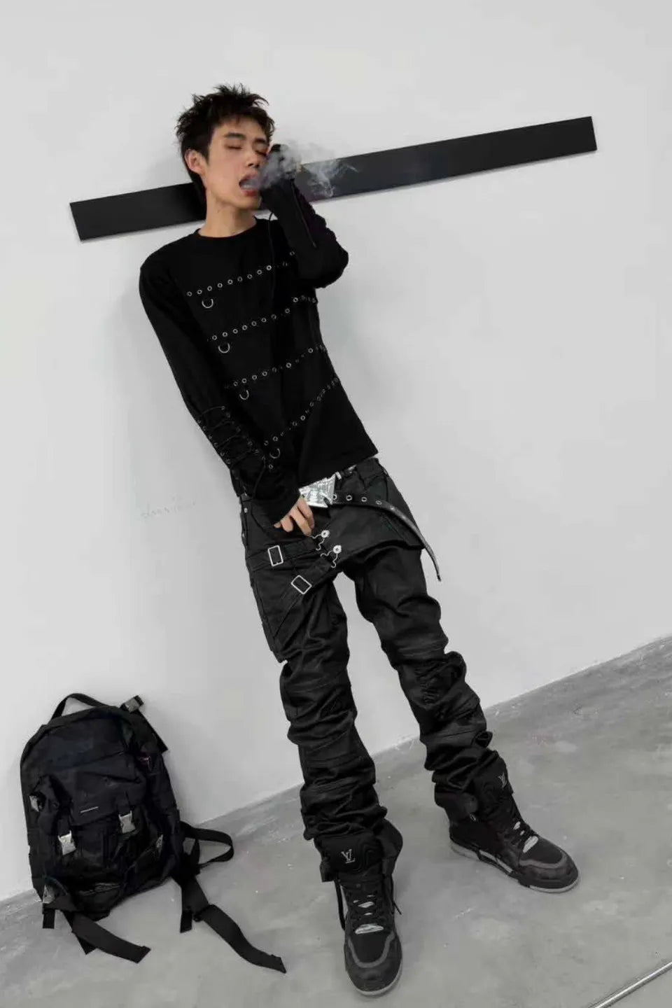 Deconstructed Patina Raw Waxed Denim