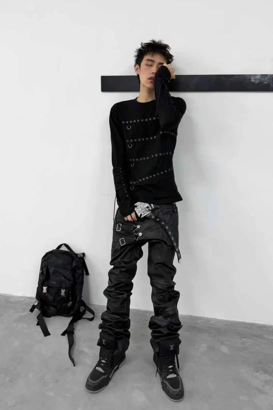 Deconstructed Patina Raw Waxed Denim
