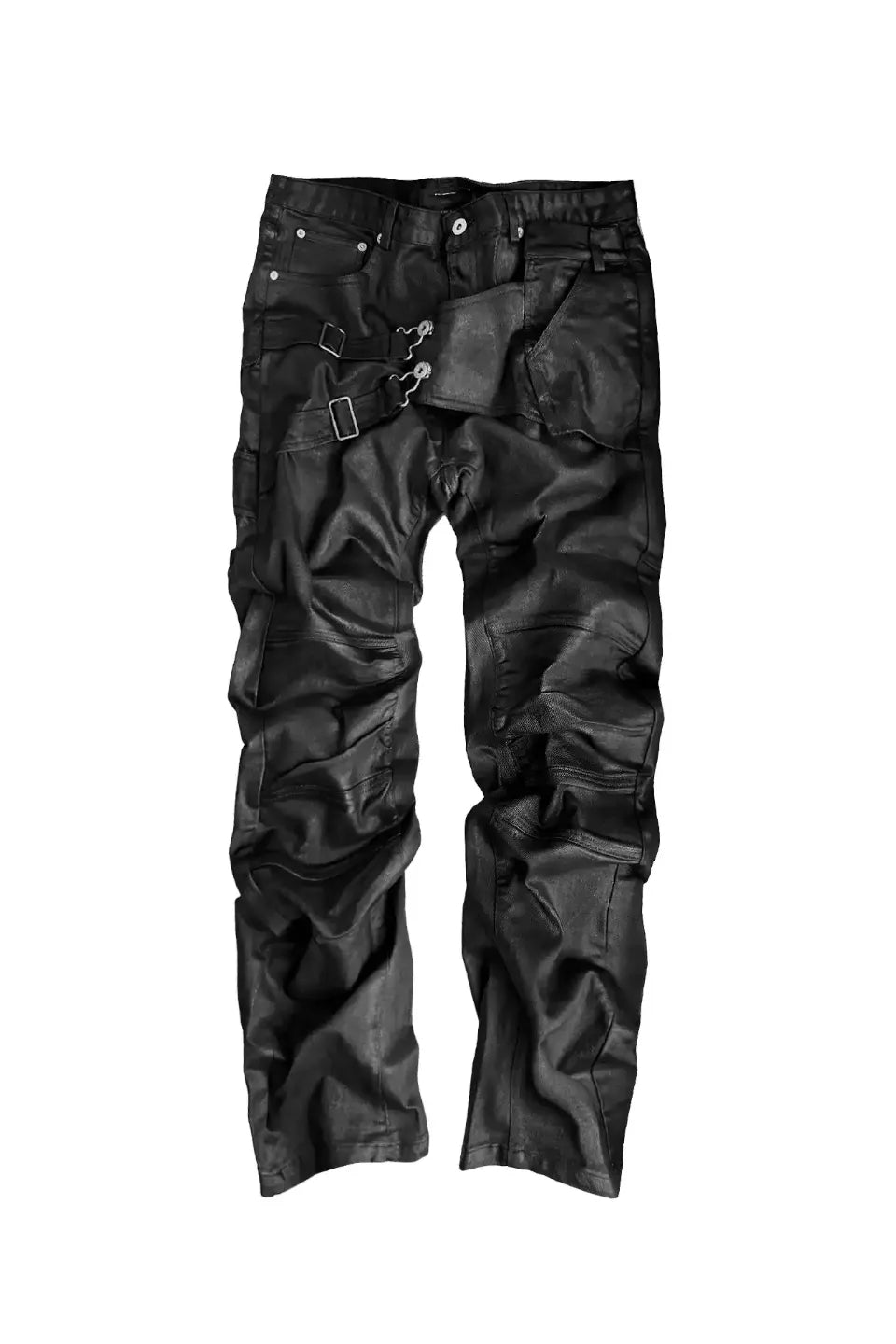 Deconstructed Patina Raw Waxed Denim
