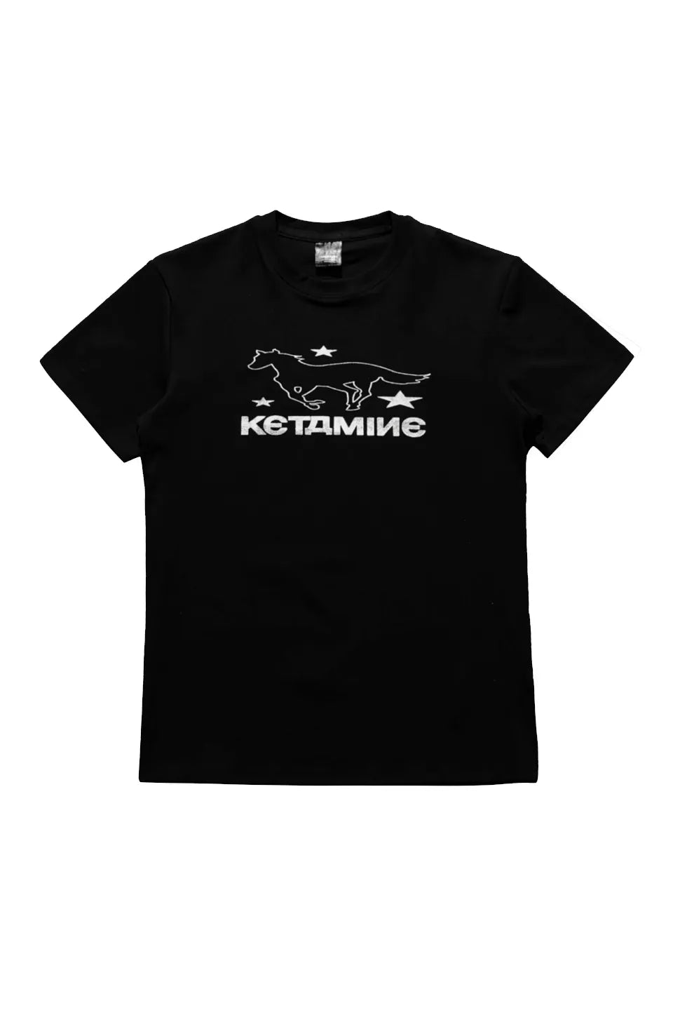 Deftones Silver Foil Stamped Stretch Tee