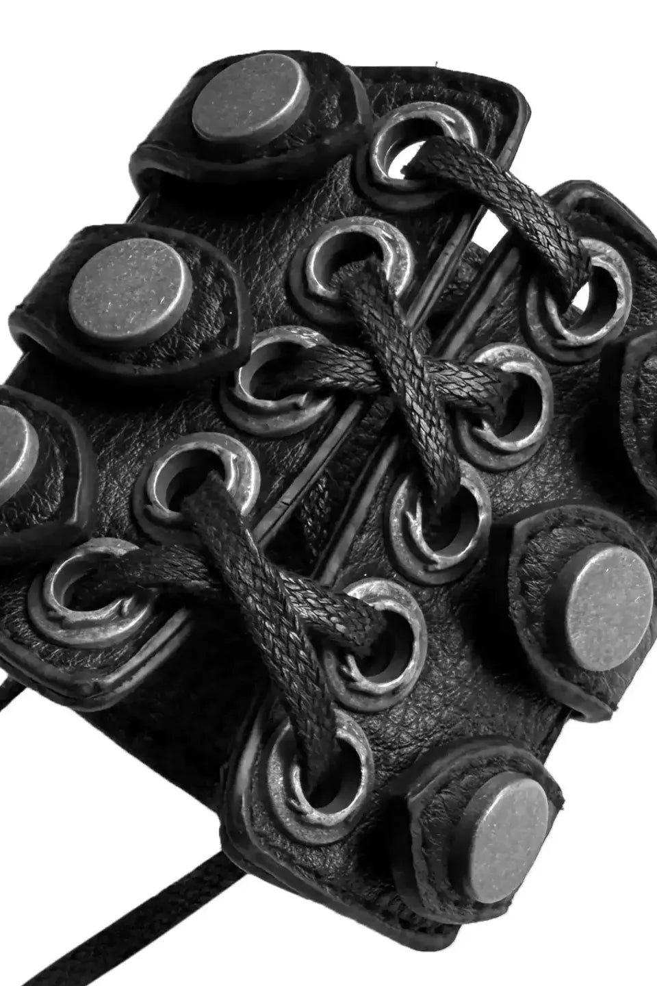 Dentistry Hardware Leather Bracelet