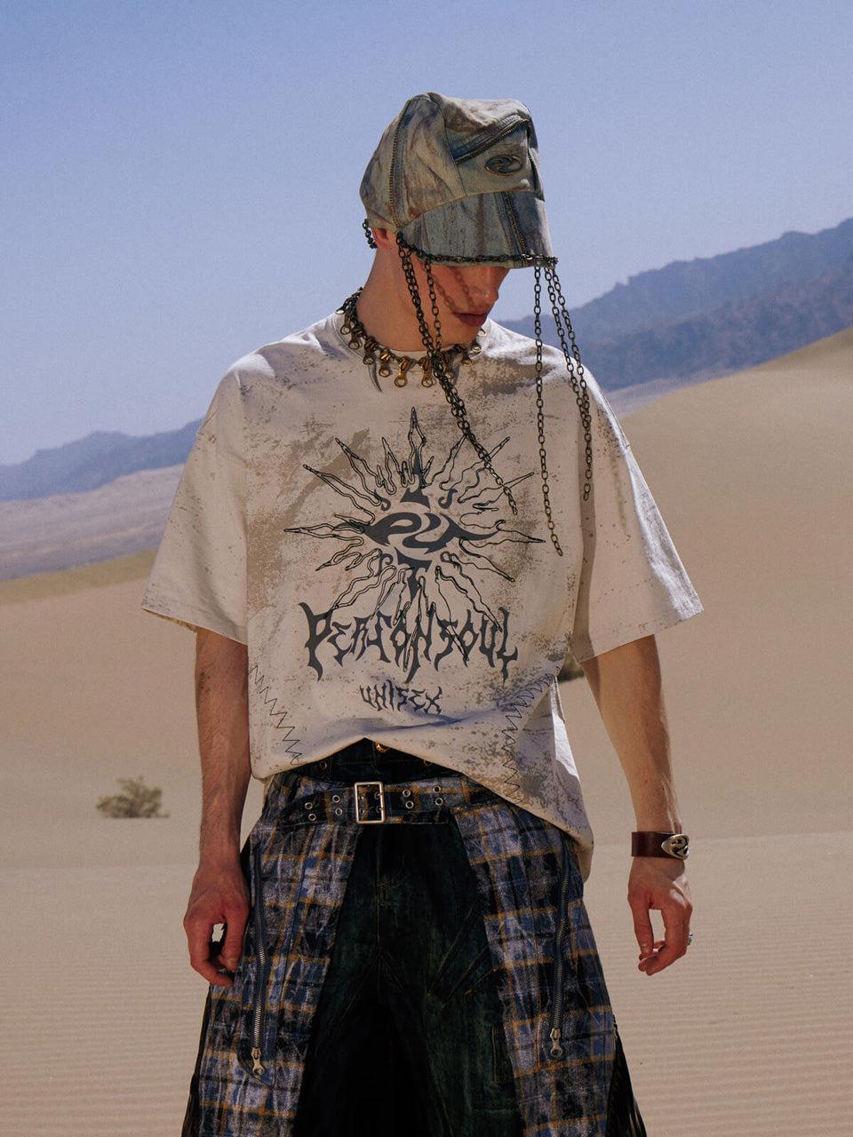 Desert Sun Mystical Graphic T-shirt