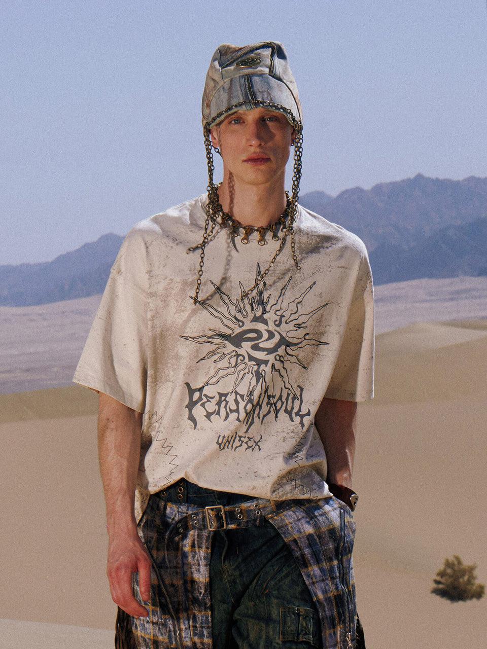 Desert Sun Mystical Graphic T-shirt