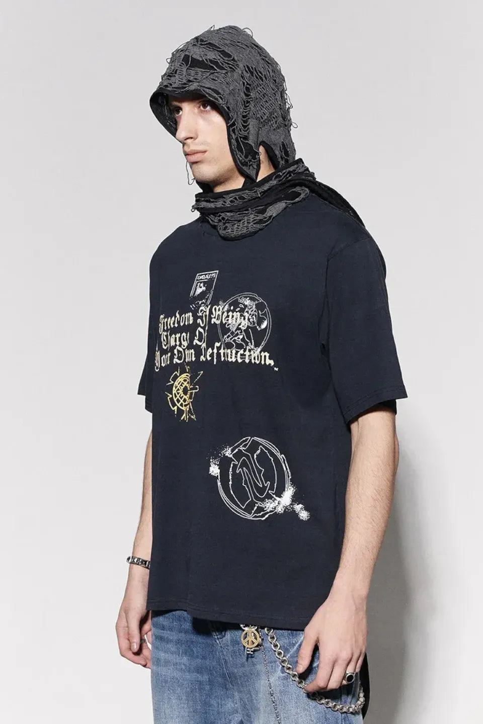 Destroyed Long Tail Rabbit Durag
