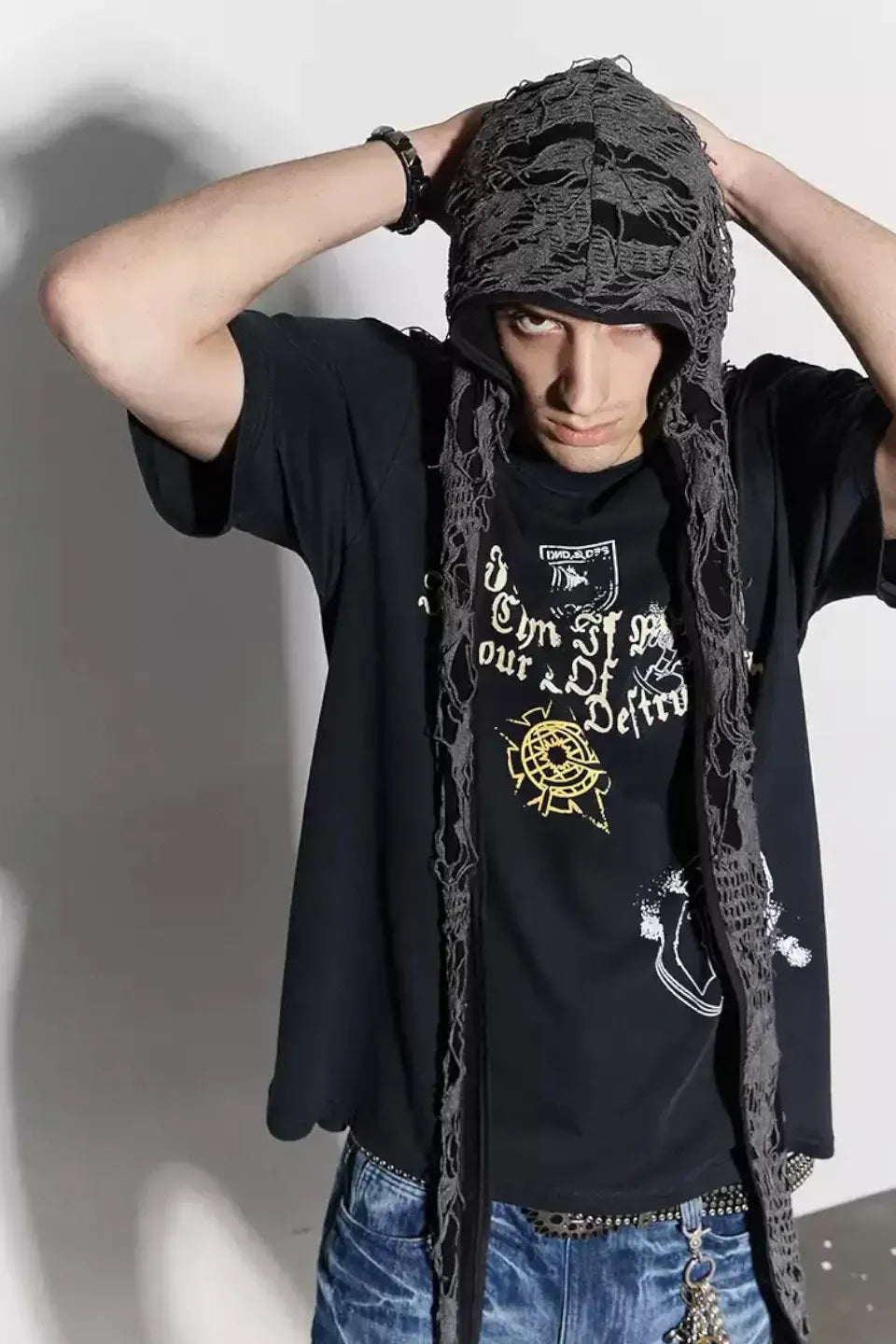 Destroyed Long Tail Rabbit Durag