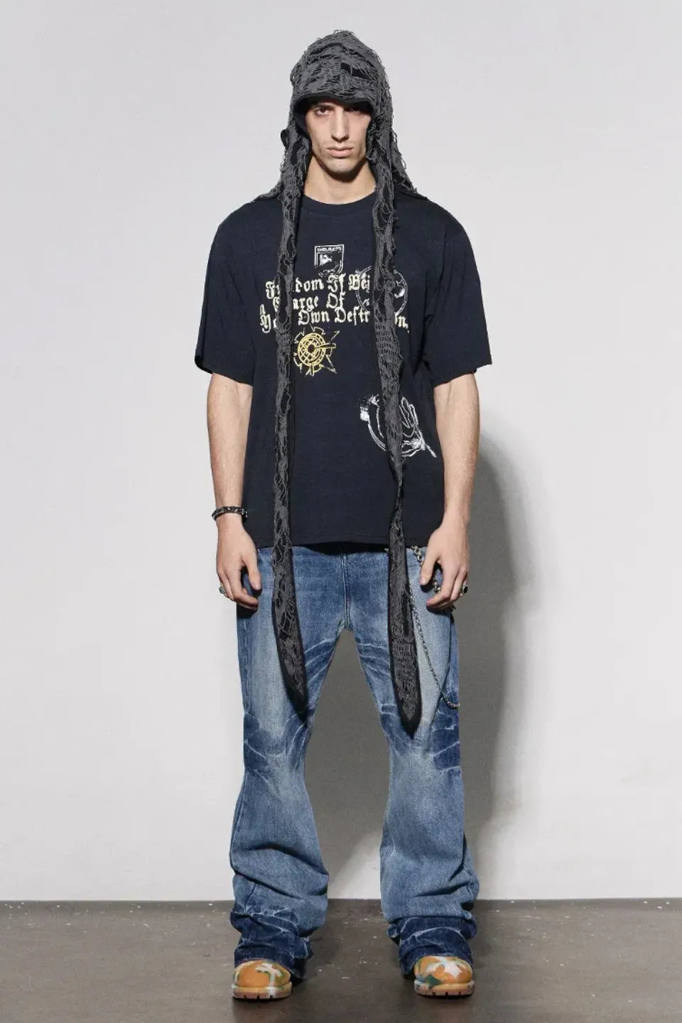 Destroyed Long Tail Rabbit Durag