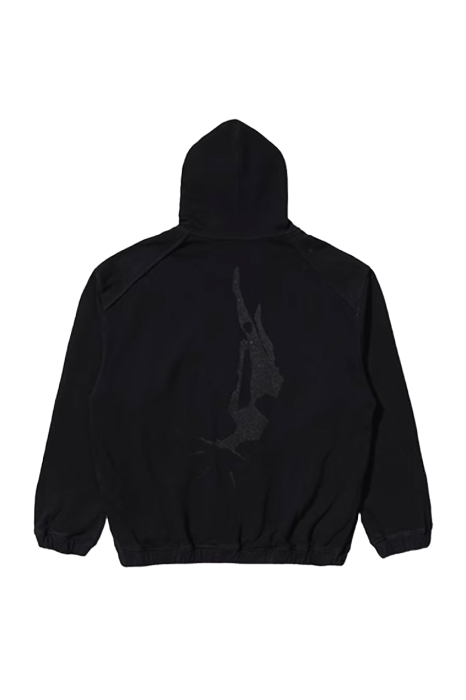 イージー ゴーシャ ブラック ドッグス パーカー ヘザーグレー
