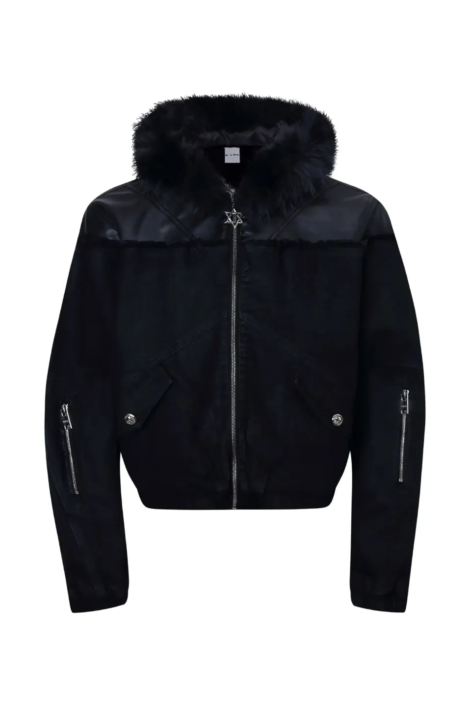 Detachable Fur Hybrid Jacket