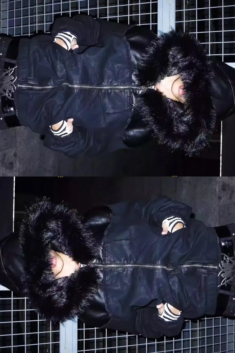 Detachable Fur Hybrid Jacket