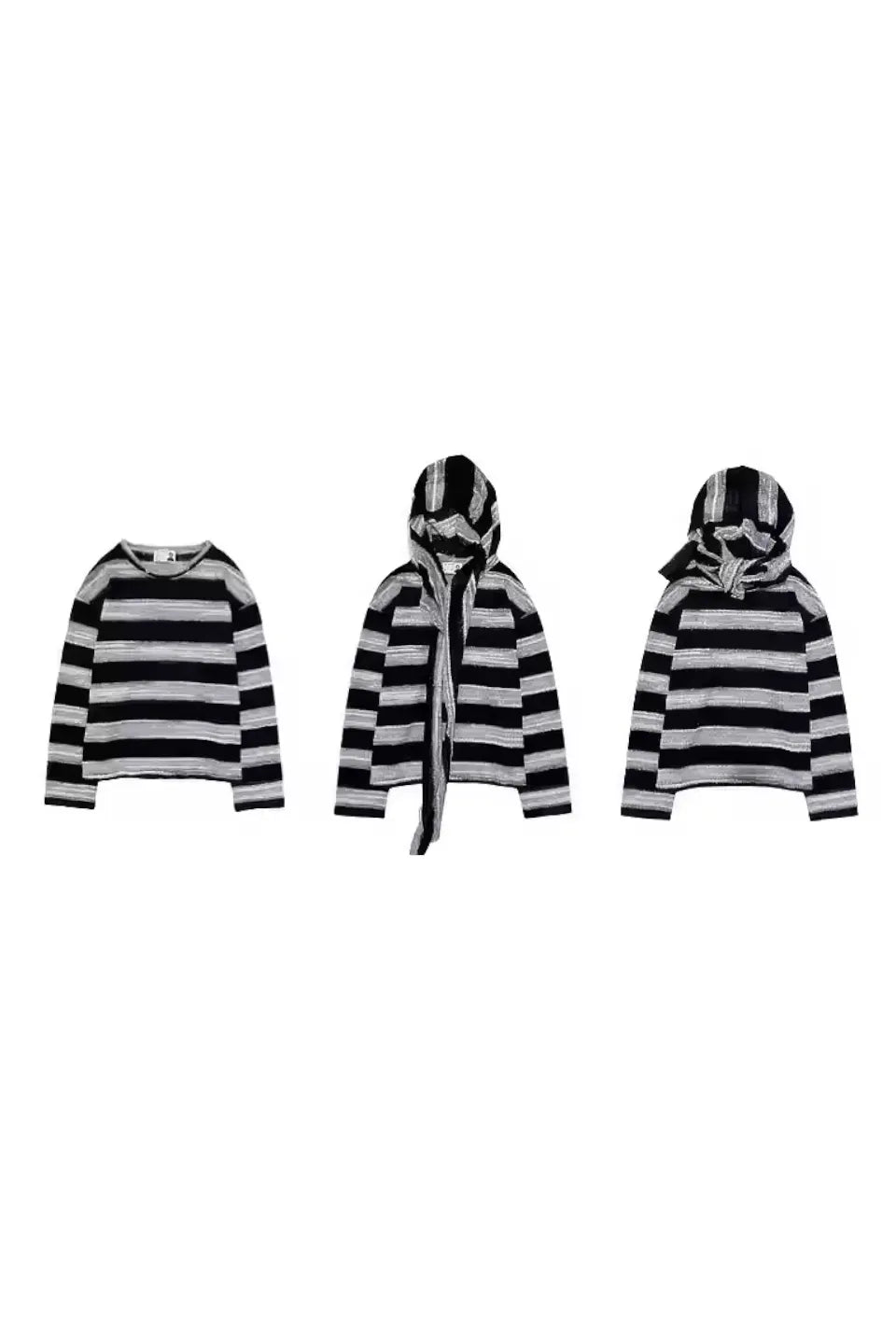 Detachable Neck Warmer Mohair Knit Top