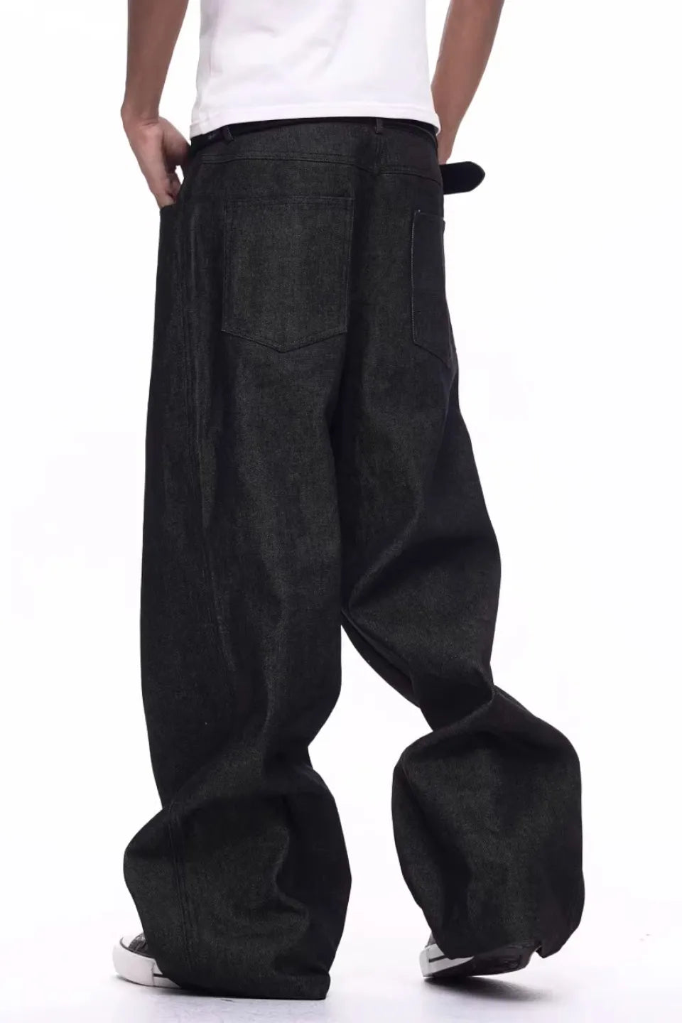 FOURTH3EX | Diagonal Button Fly Raw Denim リジッド デニム
