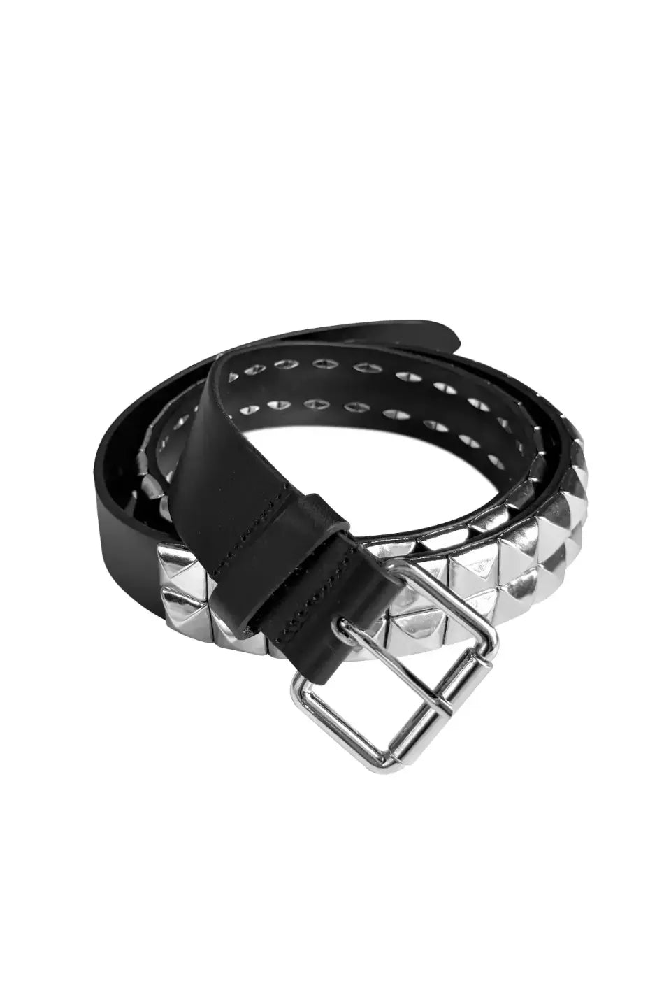 Diamond Studded Industrial Leather Belt