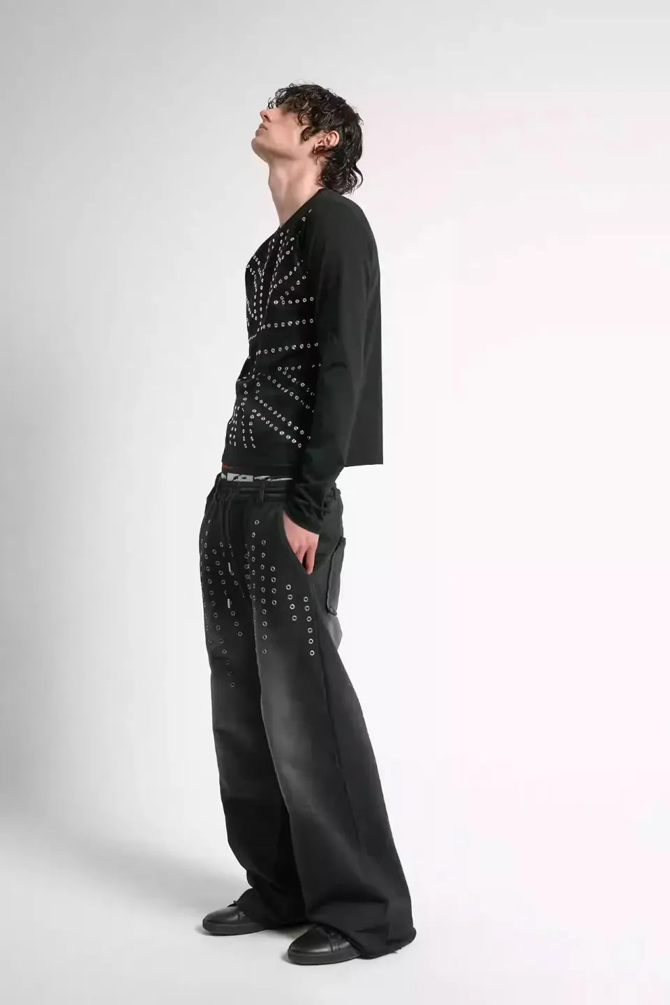 noEmosen | Diamond Studded Vintage Tee スタッズ Tシャツ
