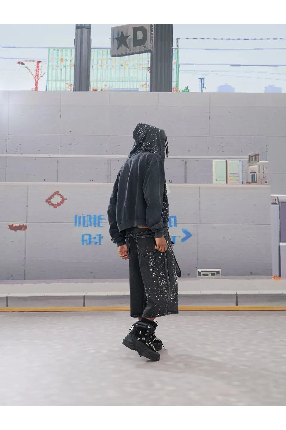 国内で当店のみ DND4DES - Diamond Washed Spliced Oversized DND4DES ディーエヌディーフォーデス｜Diamond Washed Spliced