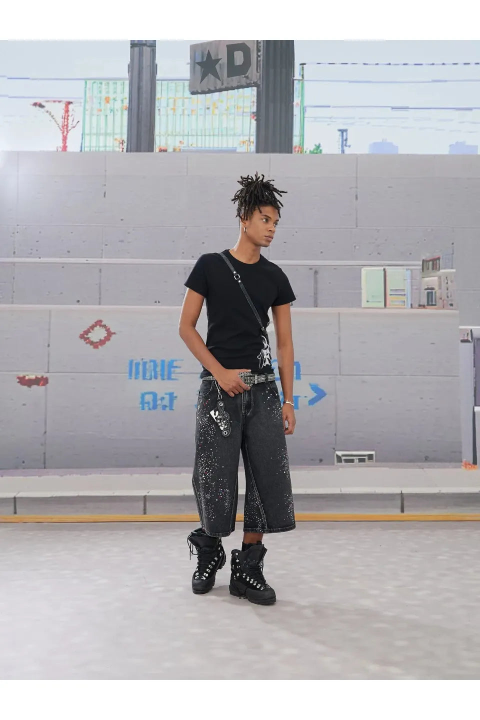 国内で当店のみ DND4DES - Diamond Washed Spliced Oversized DND4DES ディーエヌディーフォーデス｜Diamond Washed Spliced