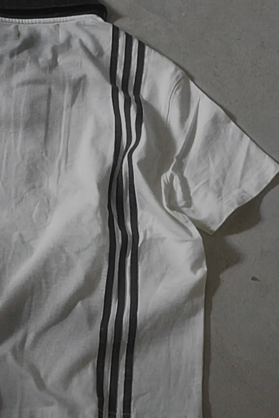 Dirt Washed Destroyed Cropped Polo Shirts