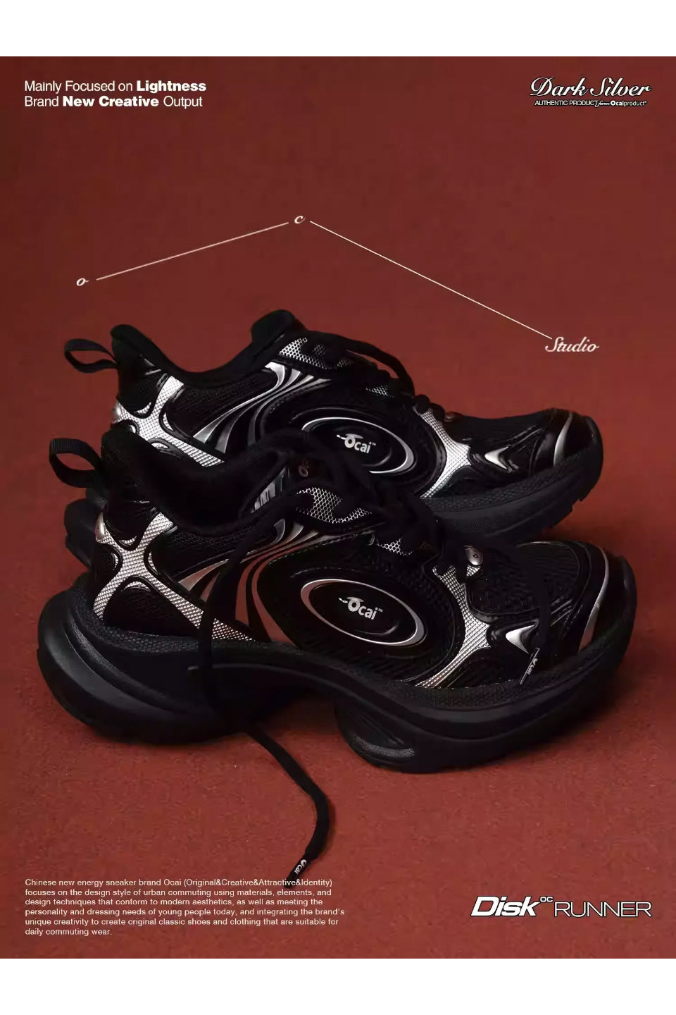 ocai スニーカー 37 Ocai スニーカー OCAI/オカイ/RUN TECH レディース メンズ