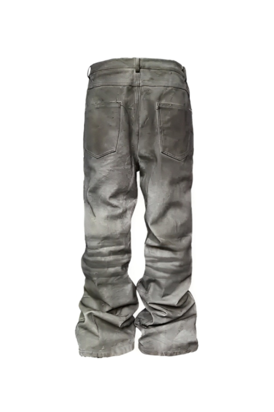 Distressed Canvas Trousers