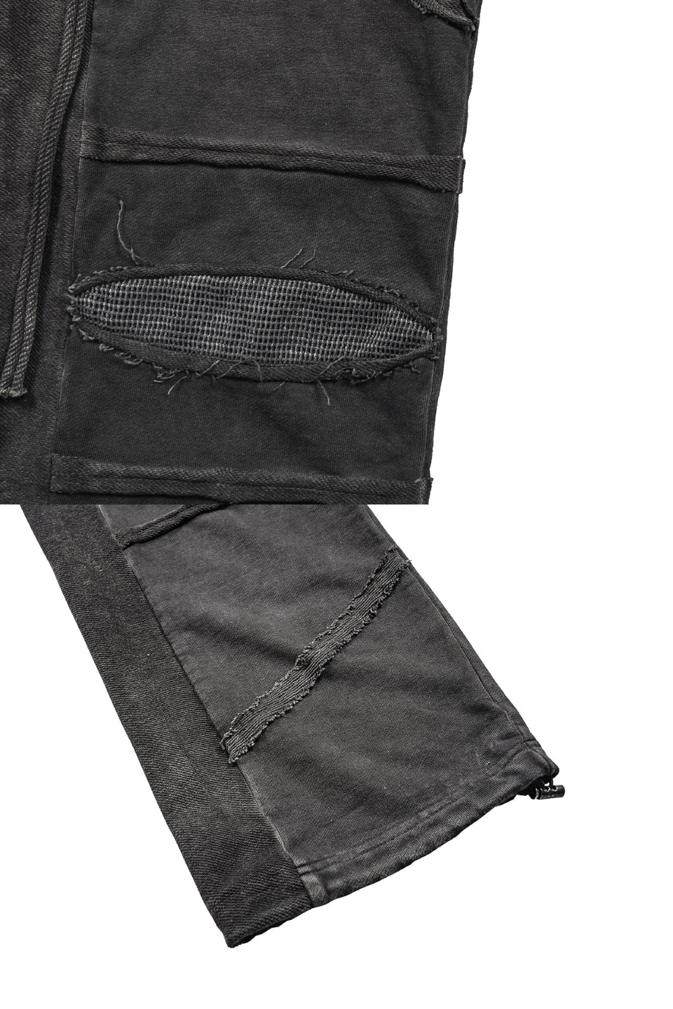 Distressed Demon Clad Deconstructed Pants