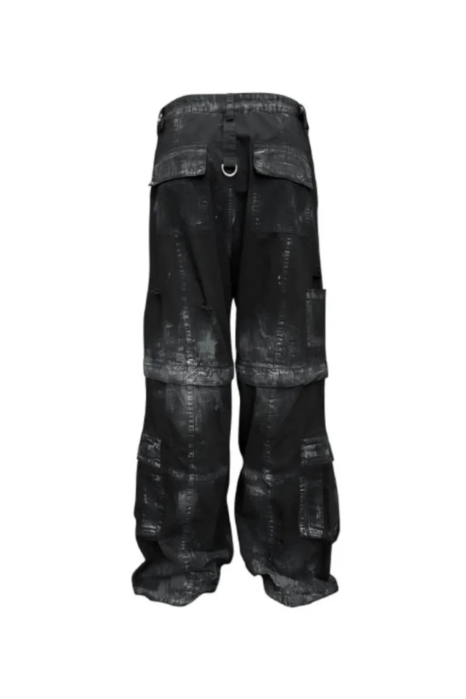 Distressed Removable Pocket Cargo Pants