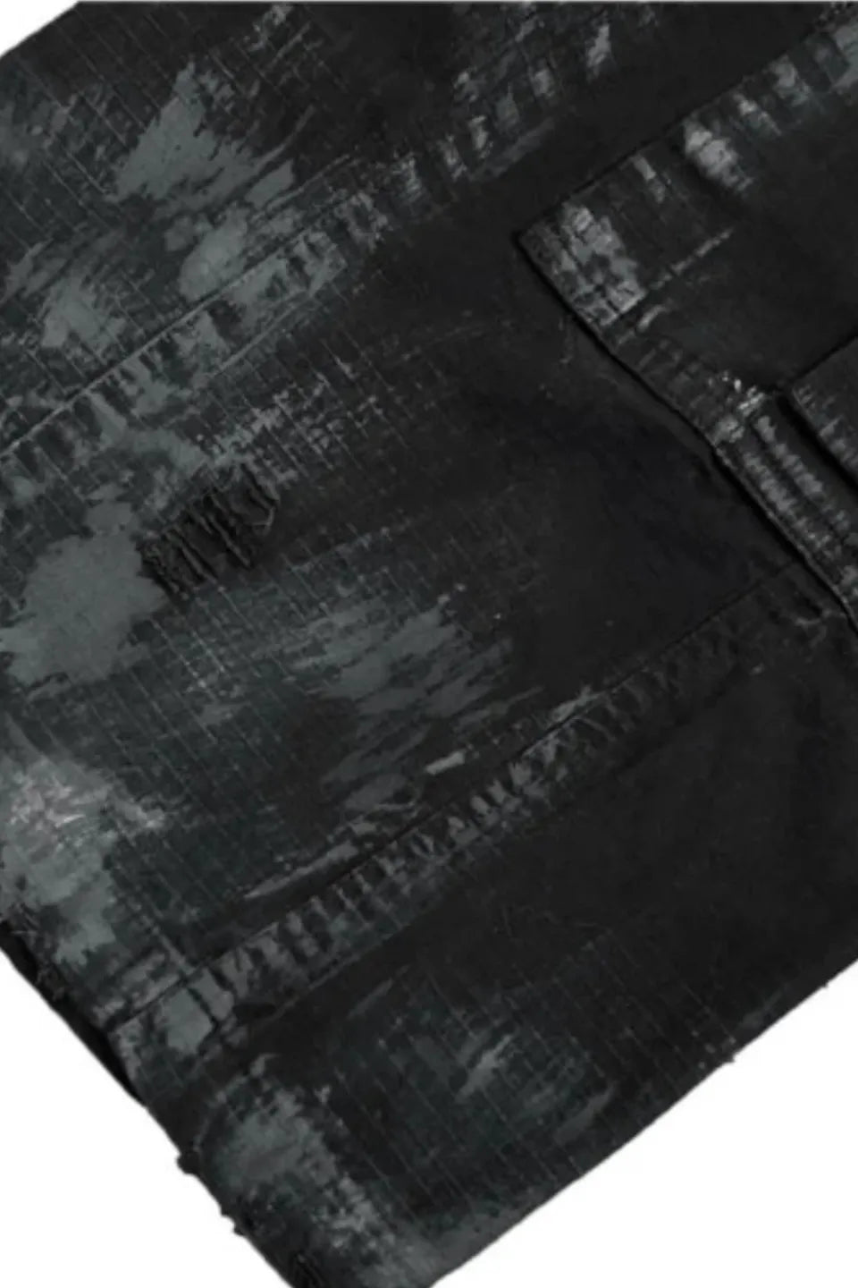 Distressed Removable Pocket Cargo Pants