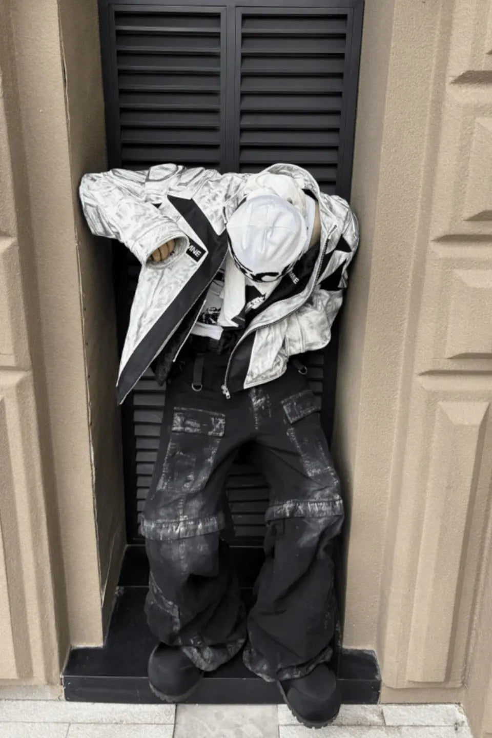 Distressed Removable Pocket Cargo Pants