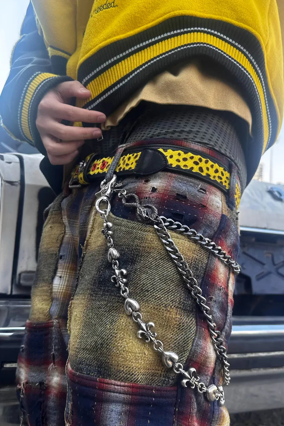 Distressed Serpent Totem Chain